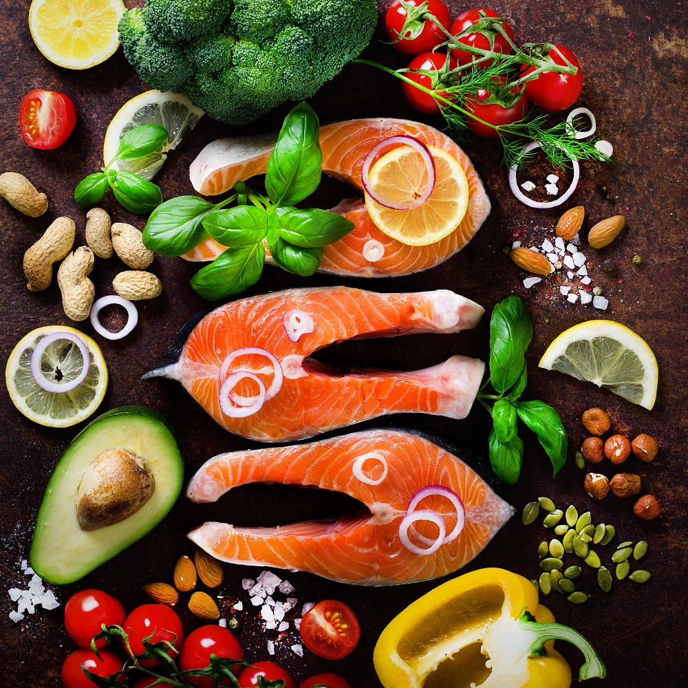 ingredientes saludables para reeducación alimentaria y nutrición equilibrada